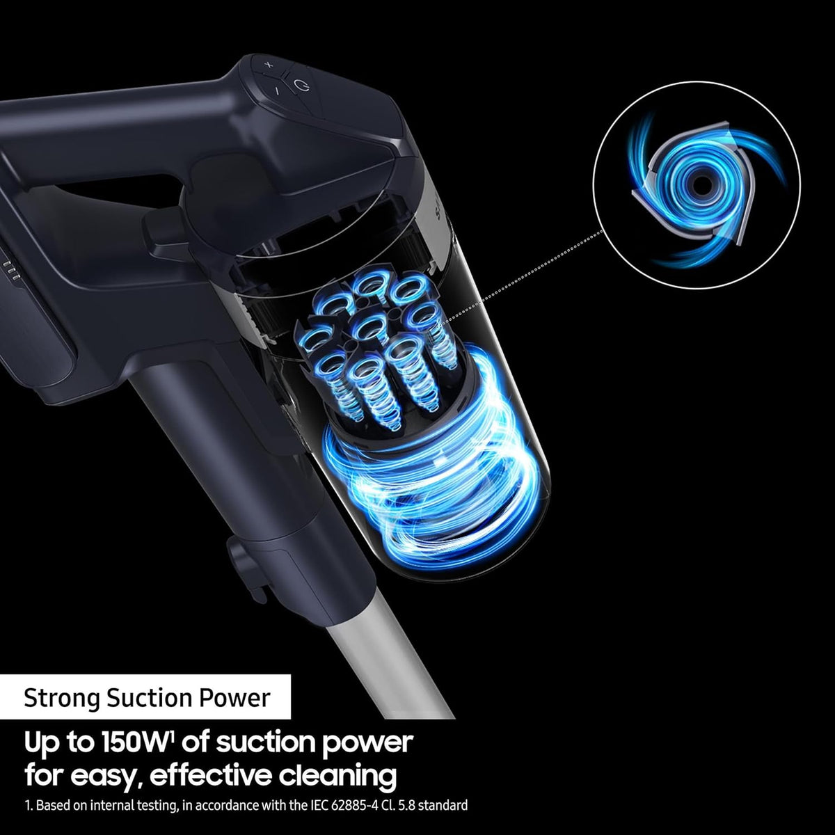 Jet 65 Stick VC with More Advanced Cleaning Performance and Digital Inverter Motor, 150W Vacuum Cleaner Jet 65 Stick VC with More Advanced Cleaning Performance and Digital Inverter Motor, 150W Jet 65 Stick VC with More Advanced Cleaning Performance and Digital Inverter Motor, 150W Samsung