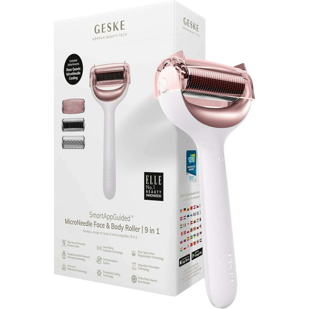 MicroNeedle Face & Body Roller | 9 in 1 Skin Care MicroNeedle Face & Body Roller | 9 in 1 MicroNeedle Face & Body Roller | 9 in 1 Geske