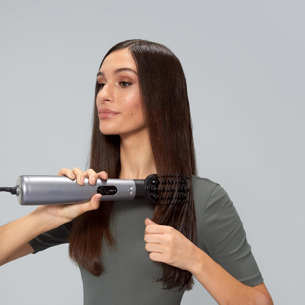 Advanced Care Volumizer & Smoothing, 1000W,  Ionic Grey Airbrushes Advanced Care Volumizer & Smoothing, 1000W,  Ionic Grey Advanced Care Volumizer & Smoothing, 1000W,  Ionic Grey Braun
