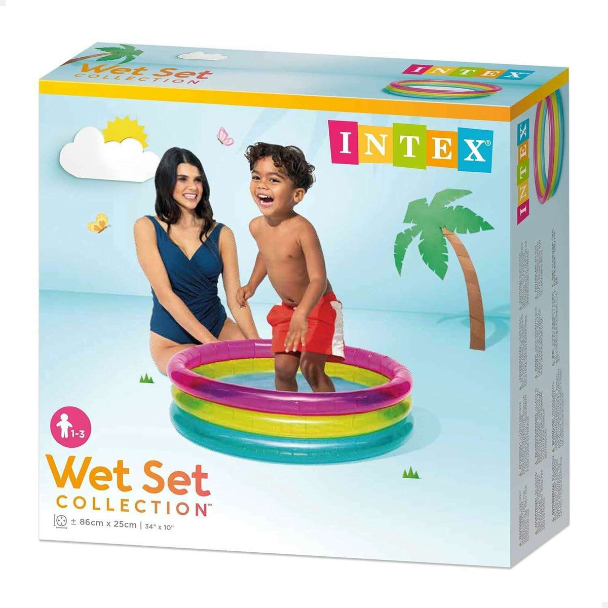 Sunset Glow Baby Pool Kids Inflatables Sunset Glow Baby Pool Sunset Glow Baby Pool Intex