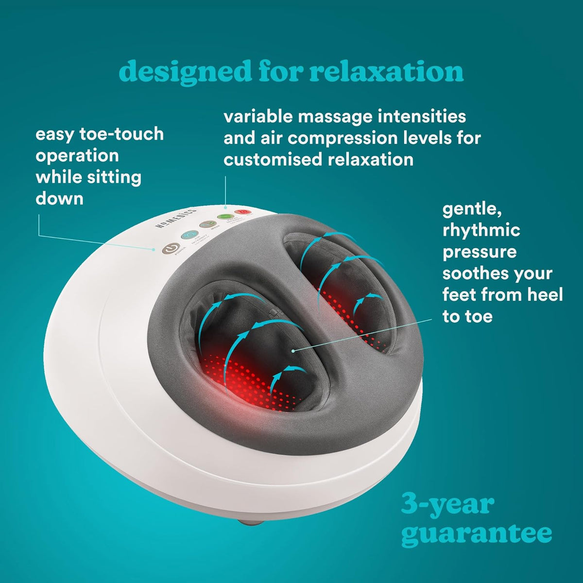 Shiatsu Foot Massager + Infrared Heat Massage & Relaxation Shiatsu Foot Massager + Infrared Heat Shiatsu Foot Massager + Infrared Heat HoMedics