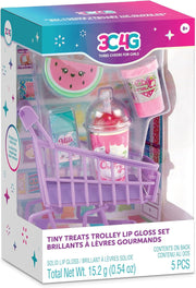 Tiny Treats Trolley Lip Gloss Set Make up & Bath Bombs Tiny Treats Trolley Lip Gloss Set Tiny Treats Trolley Lip Gloss Set MAKE IT REAL