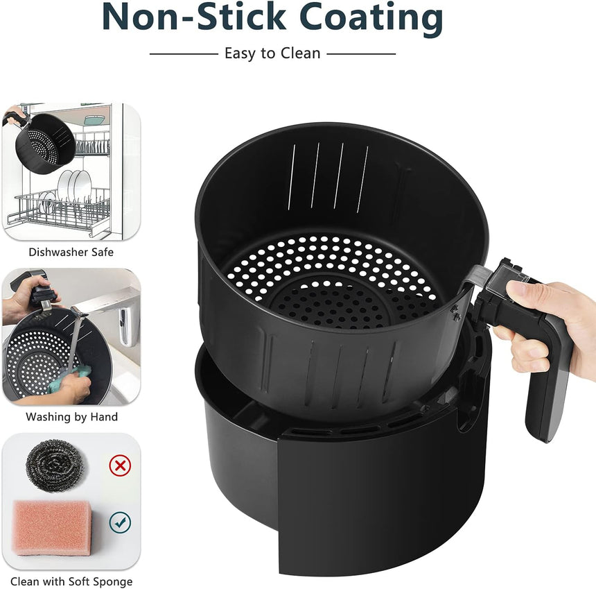 7L Large Air Fryer, 1800W + Digital Touch Screen Outlet 7L Large Air Fryer, 1800W + Digital Touch Screen 7L Large Air Fryer, 1800W + Digital Touch Screen LLIVEKIT