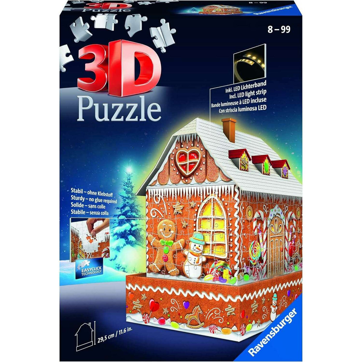 Gingerbread House 216 Piece 3D Puzzle puzzle Kids Gingerbread House 216 Piece 3D Puzzle Gingerbread House 216 Piece 3D Puzzle Ravensburger