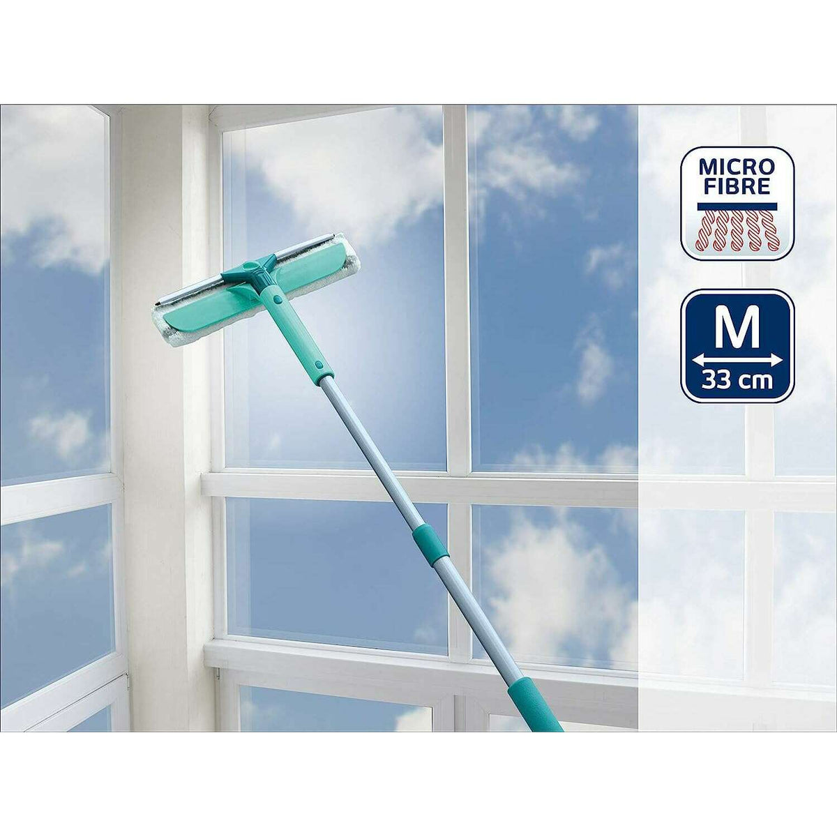 2 in 1 Classic Window Cleaner Cleaning Brush 2 in 1 Classic Window Cleaner 2 in 1 Classic Window Cleaner LEIFHEIT
