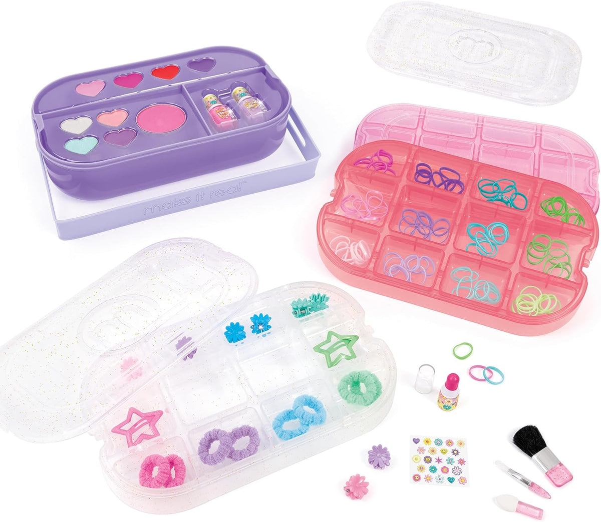 Beauty 2-Go! Cosmetic Set - 136pcs Make up & Bath Bombs Beauty 2-Go! Cosmetic Set - 136pcs Beauty 2-Go! Cosmetic Set - 136pcs Make It Real