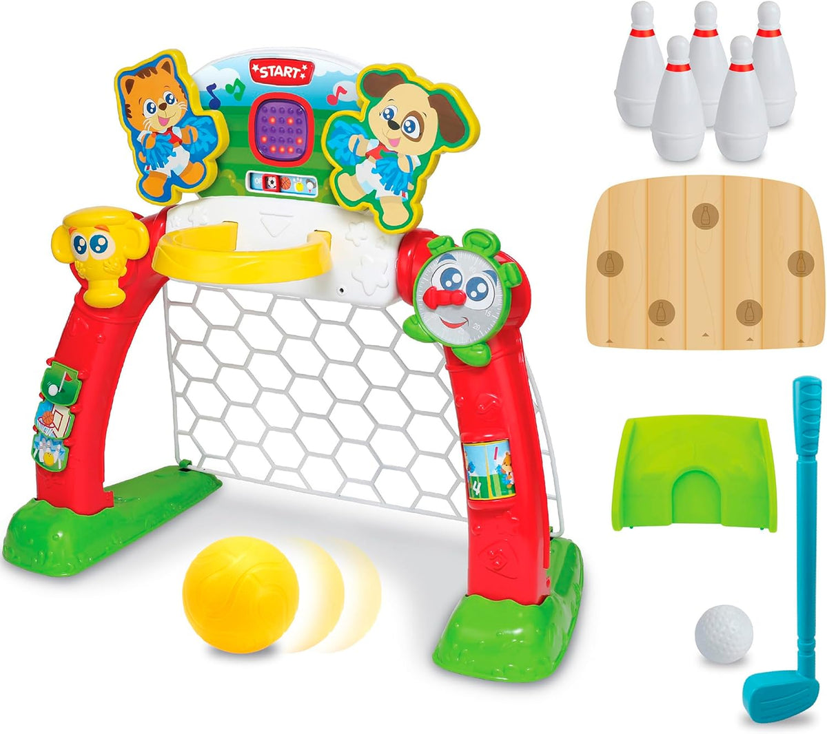 4-IN-1 SPORTS CENTER Toddler's Toys 4-IN-1 SPORTS CENTER 4-IN-1 SPORTS CENTER WinFun