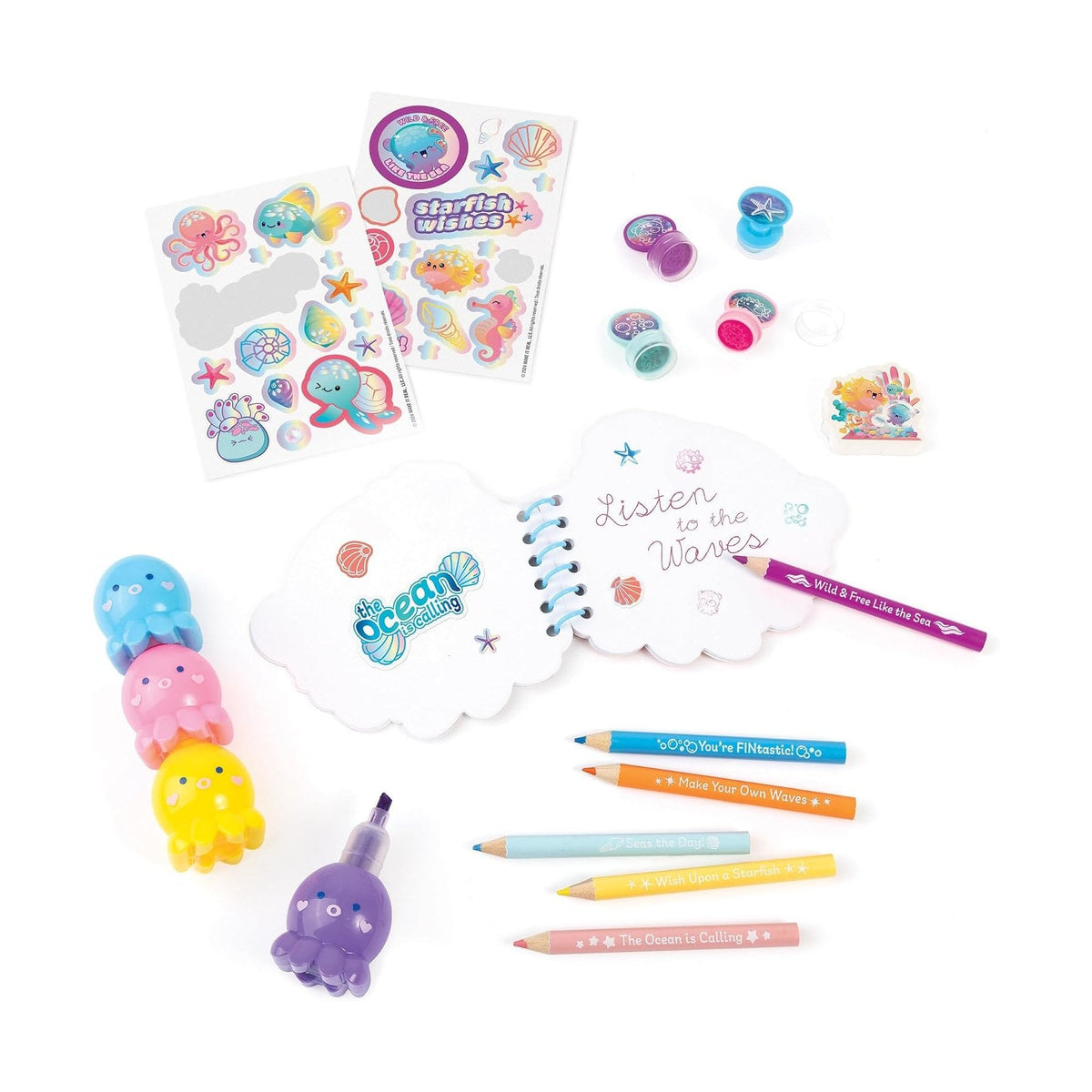 Make it Real Ocean Themed Mini Backpack Stationery Set by Make It Real !