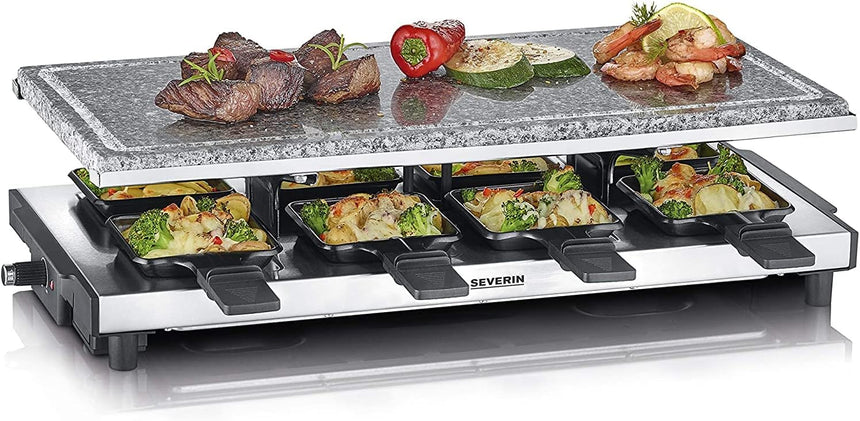 Raclette With Natural Grill Stone for 8 People 1700W Outlet Raclette With Natural Grill Stone for 8 People 1700W Raclette With Natural Grill Stone for 8 People 1700W SEVERIN