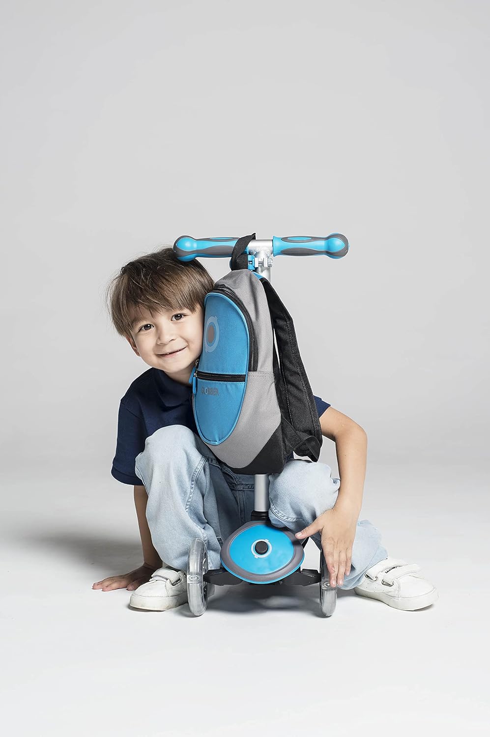 Backpack Junior - Sky Blue Scooters Backpack Junior - Sky Blue Backpack Junior - Sky Blue GLOBBER