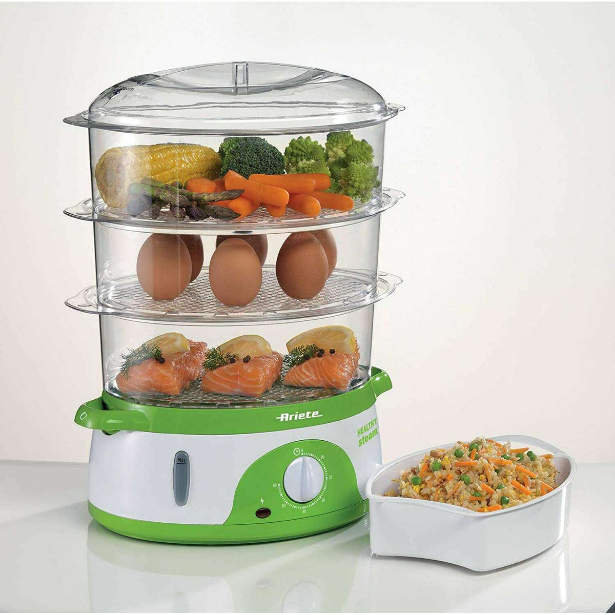 9 L Electric Steamer Food Steamers 9 L Electric Steamer 9 L Electric Steamer Ariete