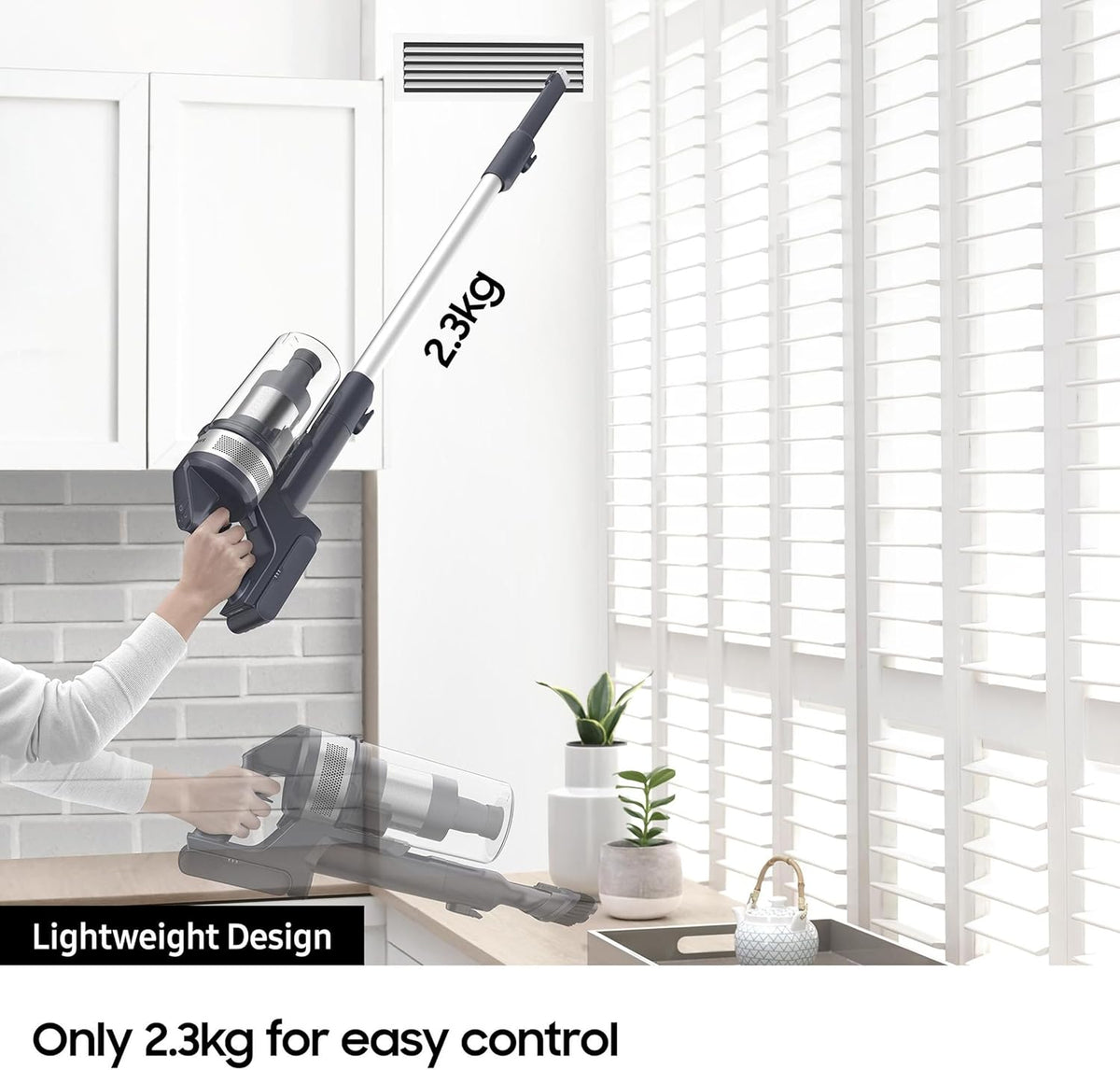 Jet 65 Stick VC with More Advanced Cleaning Performance and Digital Inverter Motor, 150W Vacuum Cleaner Jet 65 Stick VC with More Advanced Cleaning Performance and Digital Inverter Motor, 150W Jet 65 Stick VC with More Advanced Cleaning Performance and Digital Inverter Motor, 150W Samsung