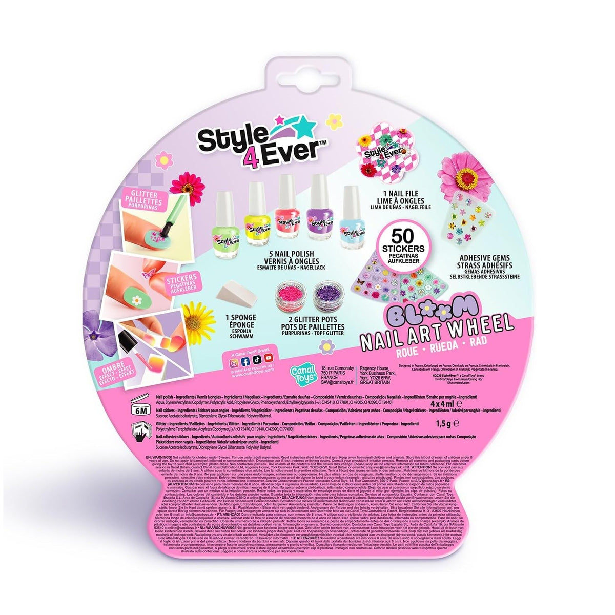 Canal Toys Bloom Nail Art Wheel by Canal Toys