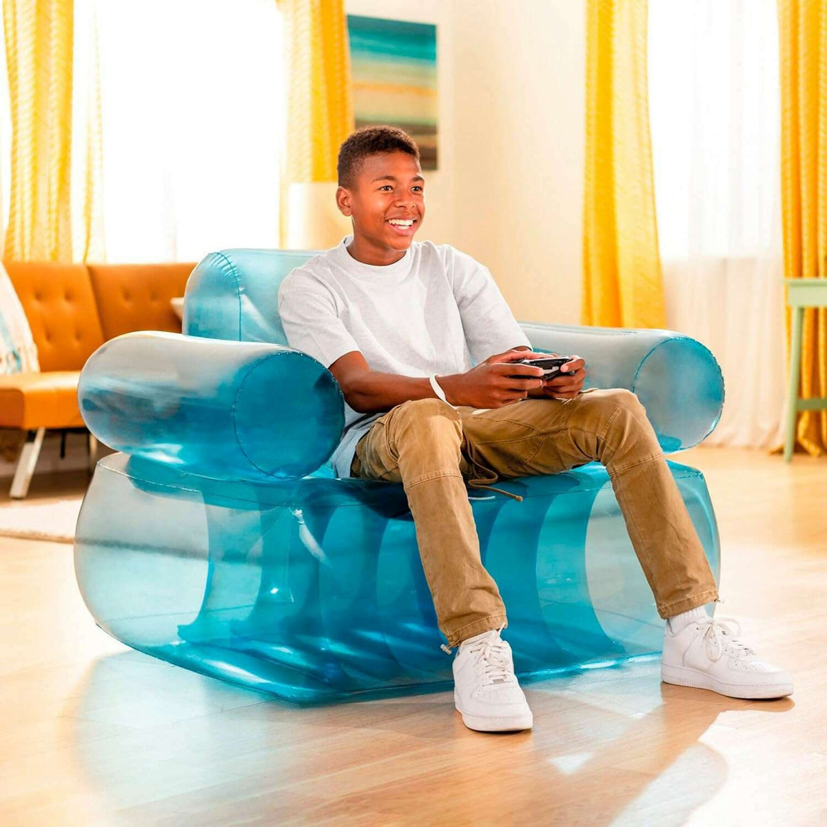 Inflated Chair, Transparent Air Chair Inflated Chair, Transparent Inflated Chair, Transparent Intex