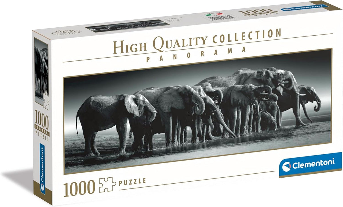 Herd of Giants-1000 Pieces, Panoramic adults puzzle Herd of Giants-1000 Pieces, Panoramic Herd of Giants-1000 Pieces, Panoramic CLEMENTONI