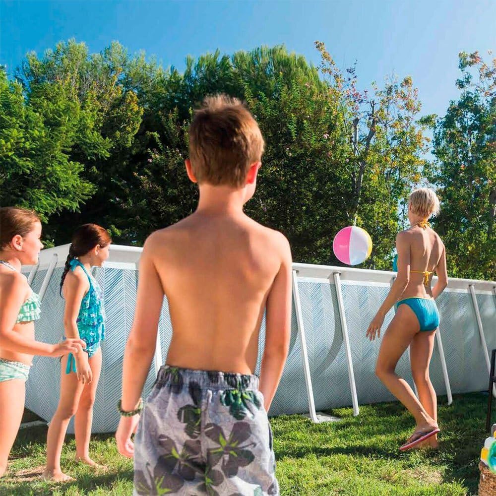 Chevron Prism Rectangular Pool Set 400x200x100 cm home pool Chevron Prism Rectangular Pool Set 400x200x100 cm Chevron Prism Rectangular Pool Set 400x200x100 cm Intex