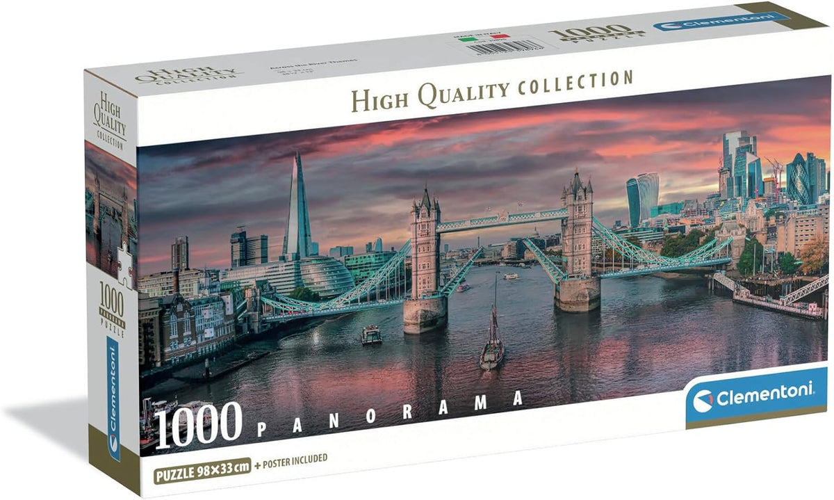 Puzzle 1000 Pieces, Panorama Across The River Thames adults puzzle Puzzle 1000 Pieces, Panorama Across The River Thames Puzzle 1000 Pieces, Panorama Across The River Thames CLEMENTONI