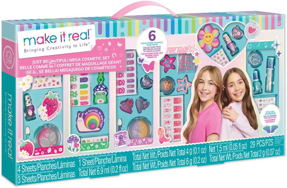 Just BeYouTiful! Mega Cosmetic Set - 29pcs Make up & Bath Bombs Just BeYouTiful! Mega Cosmetic Set - 29pcs Just BeYouTiful! Mega Cosmetic Set - 29pcs Make It Real