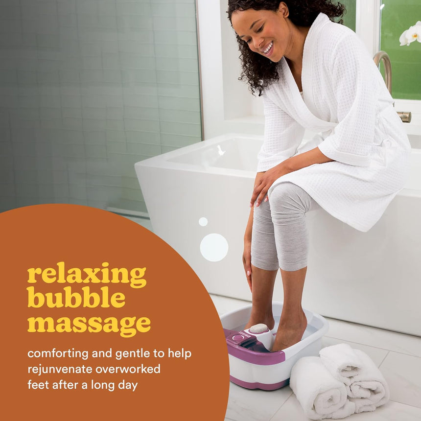 Bubble Mate Foot Spa + Keep Warm Technology Massage & Relaxation Bubble Mate Foot Spa + Keep Warm Technology Bubble Mate Foot Spa + Keep Warm Technology HoMedics