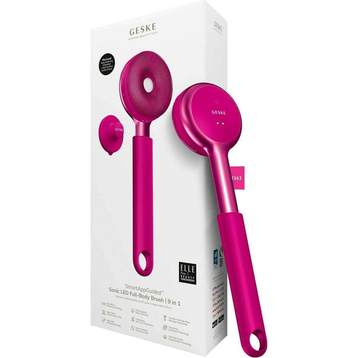 Sonic LED Full Body Brush | 9 in 1 Skin Care Sonic LED Full Body Brush | 9 in 1 Sonic LED Full Body Brush | 9 in 1 Geske