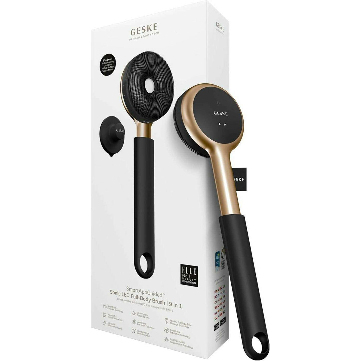 Sonic LED Full Body Brush | 9 in 1 Skin Care Sonic LED Full Body Brush | 9 in 1 Sonic LED Full Body Brush | 9 in 1 Geske