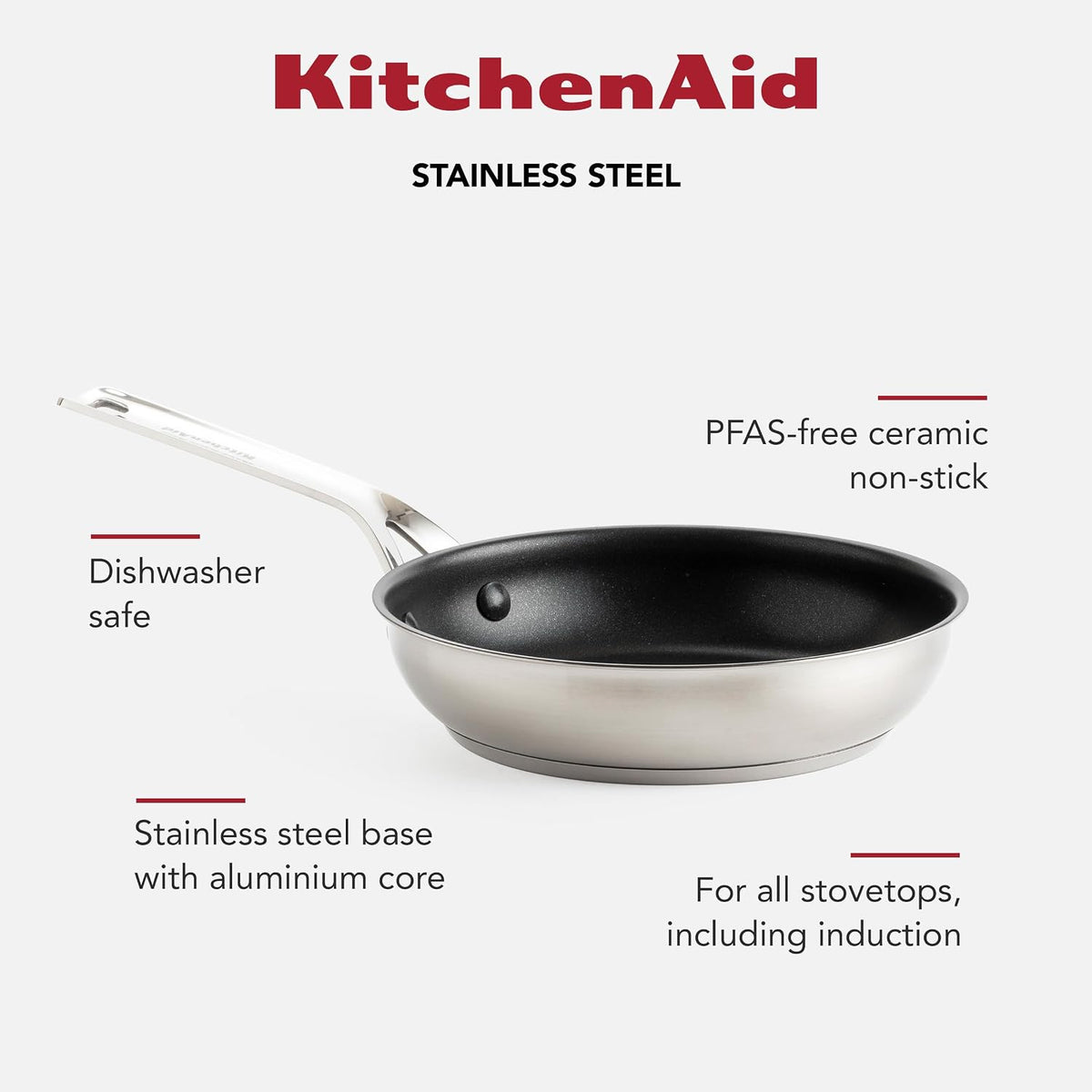 Stainless Steel Frying Pan Frying Pan Stainless Steel Frying Pan Stainless Steel Frying Pan KitchenAid