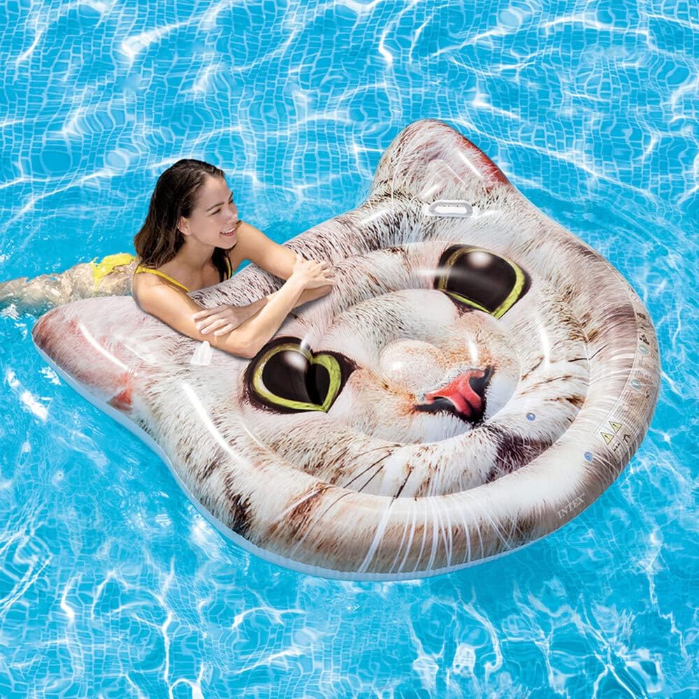 Cat Face Island Pool Float