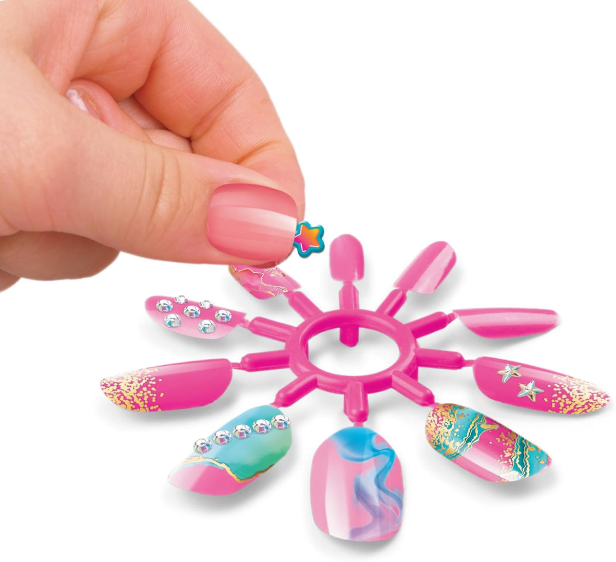Shimmer N Sparkle Nail Expressions With Stickers & Gems kids cosmetics Shimmer N Sparkle Nail Expressions With Stickers & Gems Shimmer N Sparkle Nail Expressions With Stickers & Gems Crazart