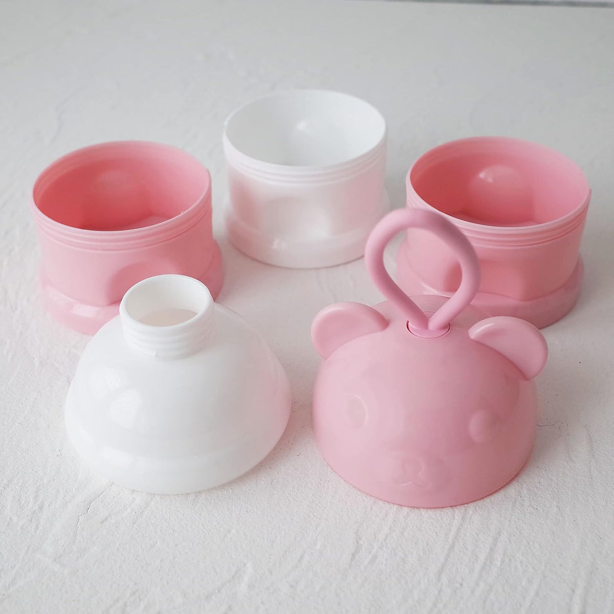 Woden Baby Milk Powder Container Storage Bottle