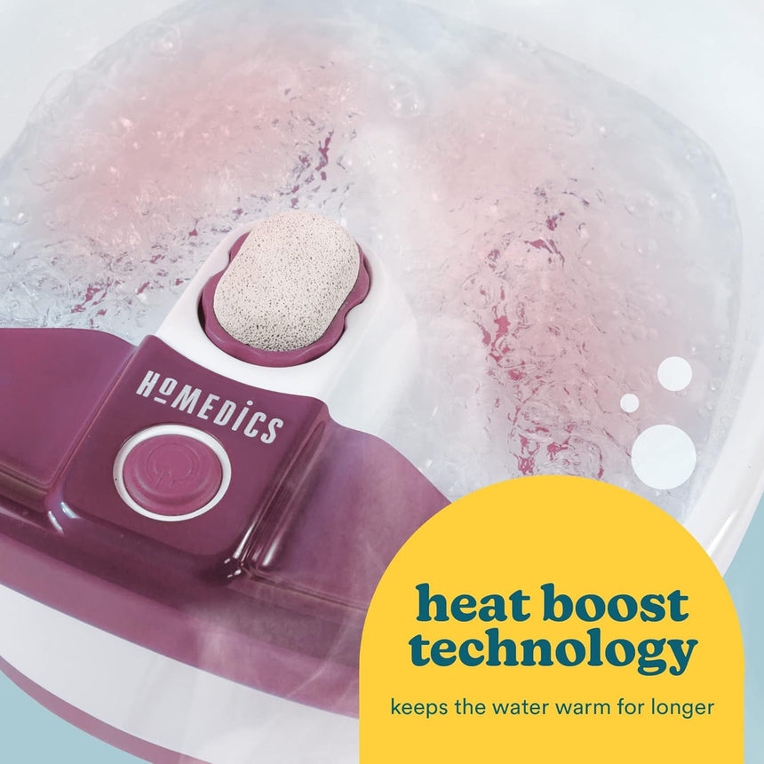 Bubble Mate Foot Spa + Keep Warm Technology Massage & Relaxation Bubble Mate Foot Spa + Keep Warm Technology Bubble Mate Foot Spa + Keep Warm Technology HoMedics