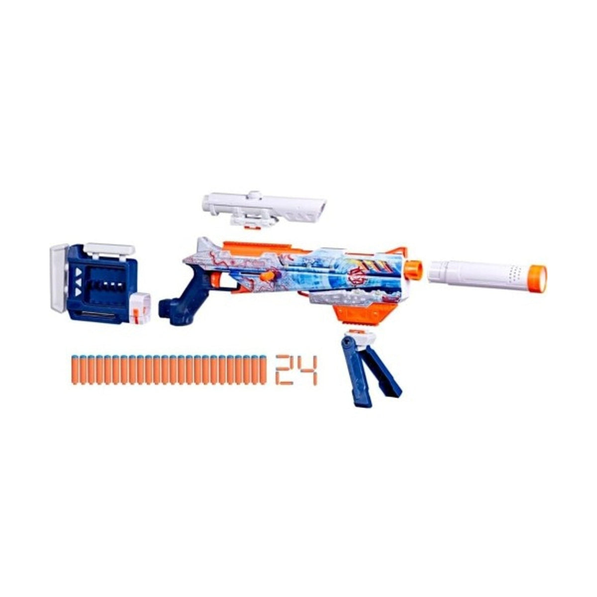 NERF Arctic Zerostriker Blaster by Hasbro