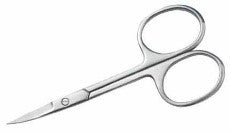 The Body Set Eyebrow Scissors Chrome Plated