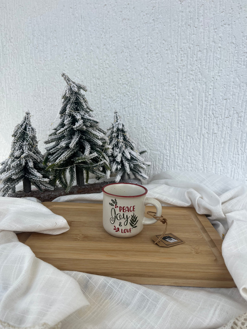 Christmas Coffee Cup with Engraved Message