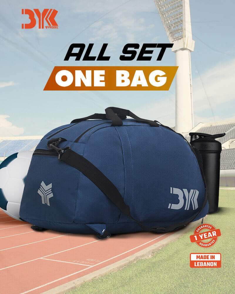 BYK Navy Blue Gym Bag