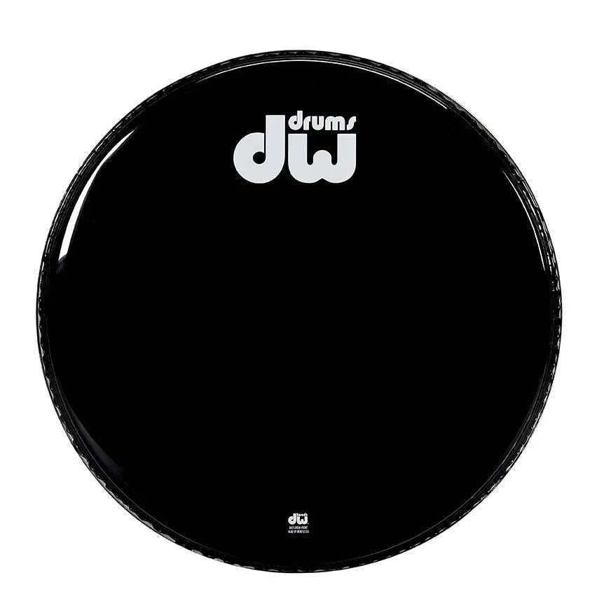 DW 24" Gloss Black Bass Drum Head
