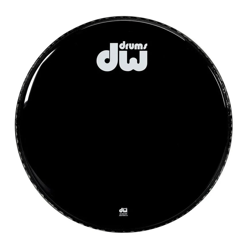 DW 22" Gloss Black Bass Drum Head