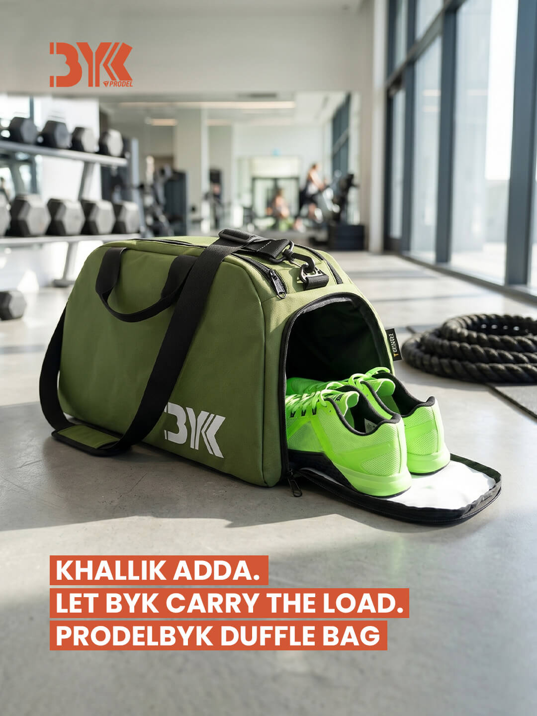 BYK Green Grove Gym Bag