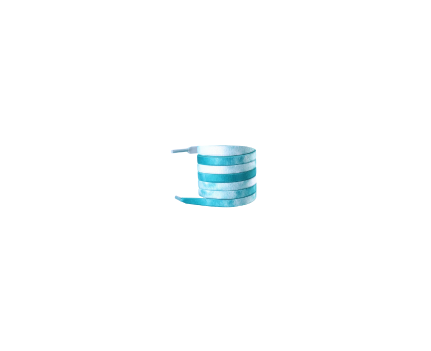 Elastic Shoe Laces Gradient Lake Green Capsules
