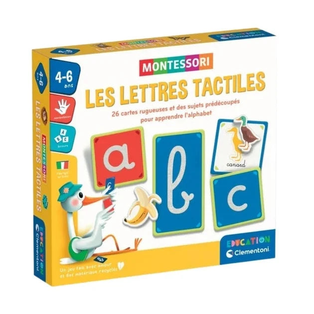 Clementoni Montessori Education: Tactile Letters (FR) by Clementoni