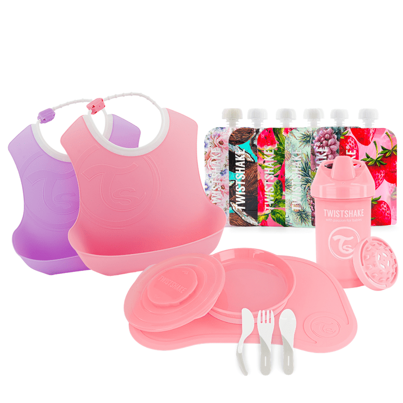 The German Outlet, Twistshake, Tableware Bundle for Girls