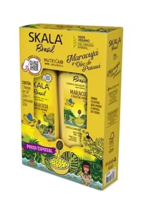 Skala Passion Fruit and Patauá Oil Shampoo & Conditioner