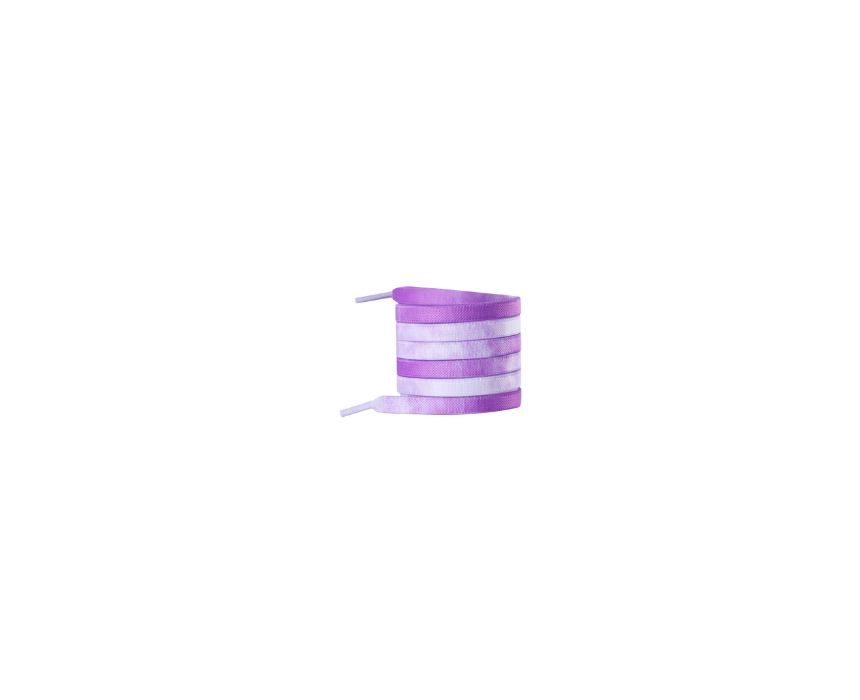 Elastic Shoe Laces - Gradient Purple with Capsules