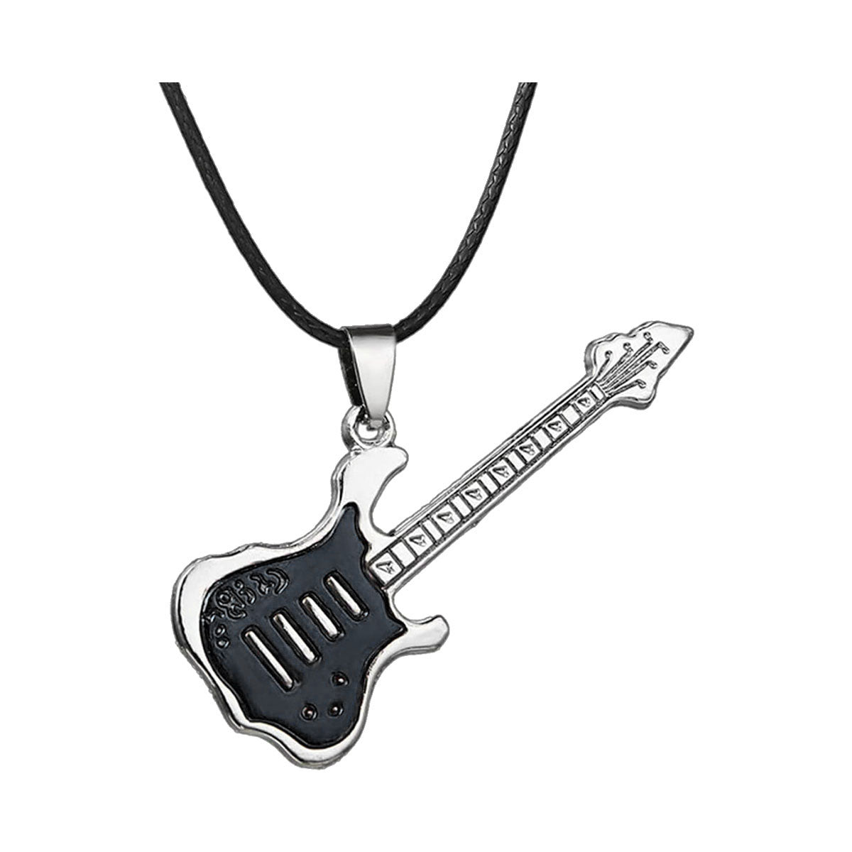 Signature MG-111 Black Electric Guitar Necklace