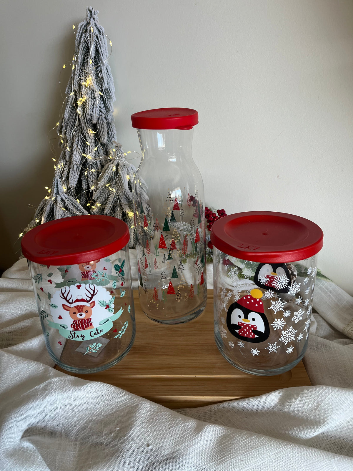 Christmas Jars And Bottle