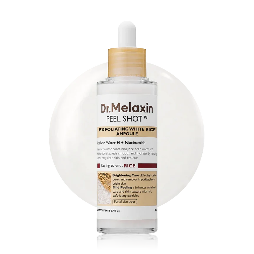 Dr. Melaxin Peel Shot Exfoliant — White Rice Ampoule