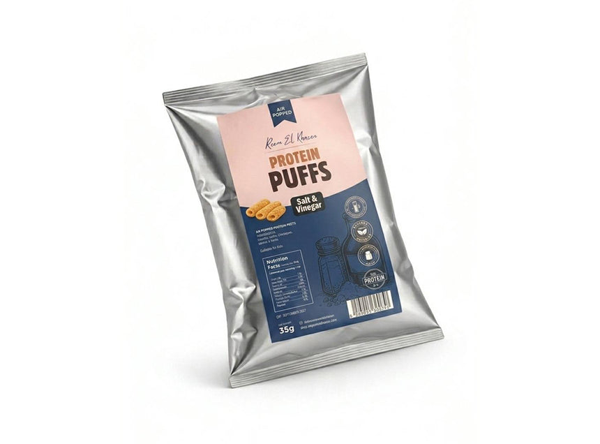 Reem El Khazen Protein Puffs Salt & Vinegar 8.4 g Protein 35 g