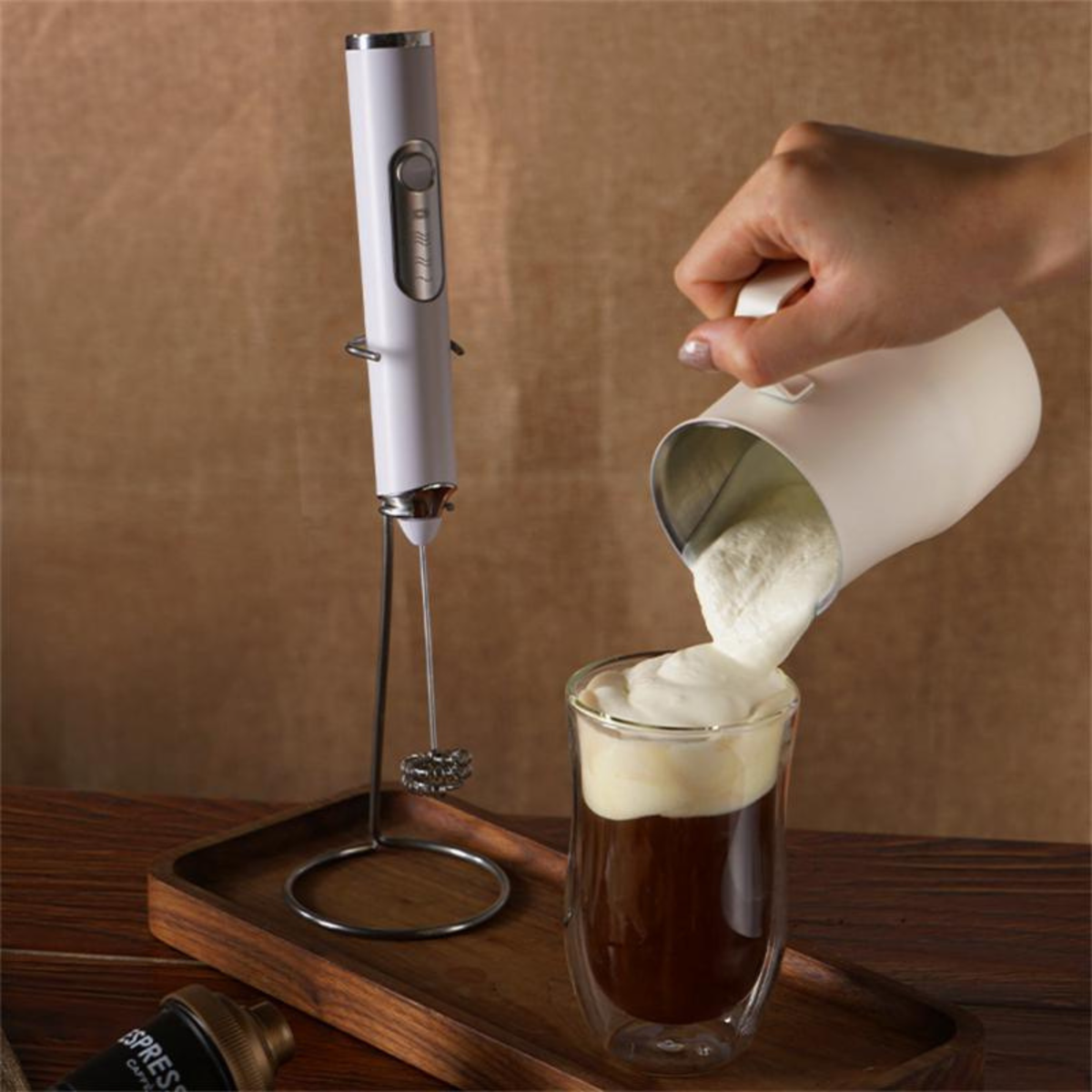 Electric Milk And Coffee Frother
