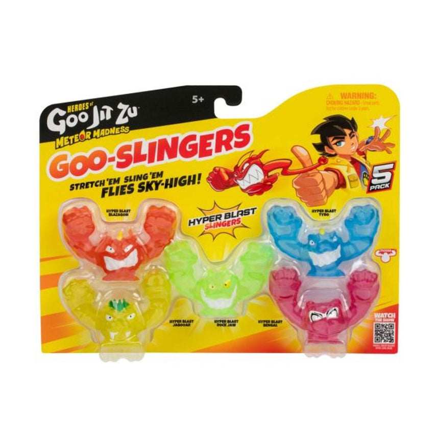 Heroes Of Goo Jit Zu Meteor Madness Hyper Blast Slingers 5-Pack by Heroes Of Goo Jit Zu