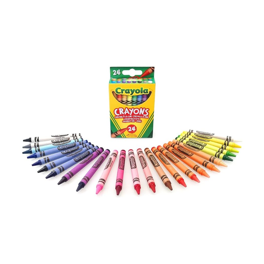 Crayola Standard Crayons, Box of 24 Assorted Colors by Crayola
