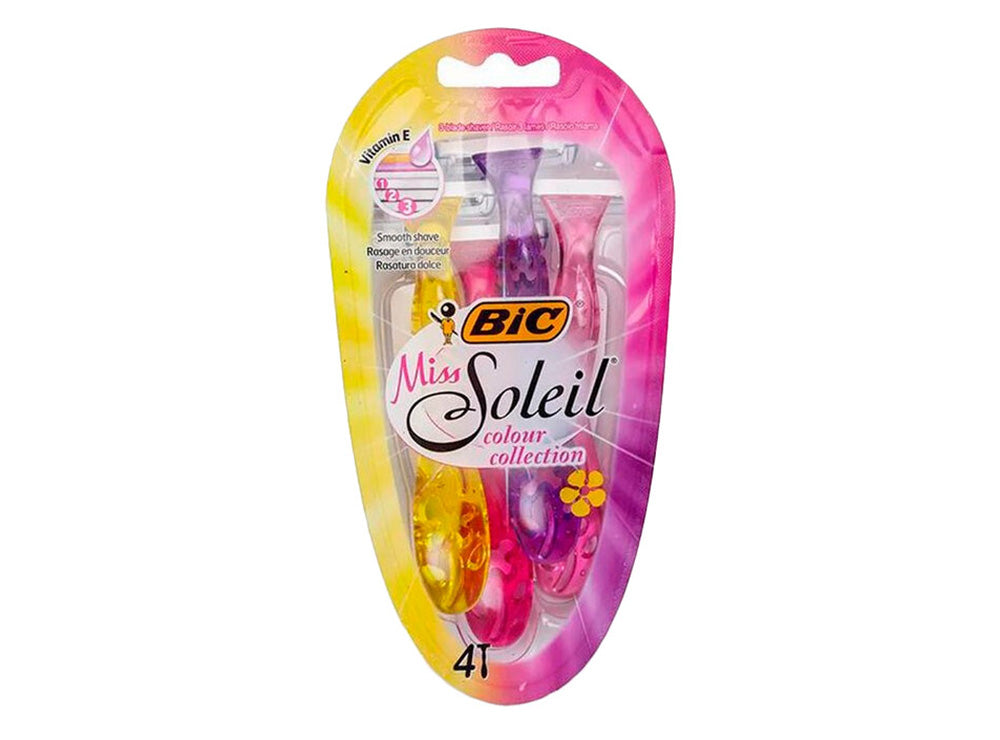 Bic Miss Soleil Lady Razors 4 Pieces